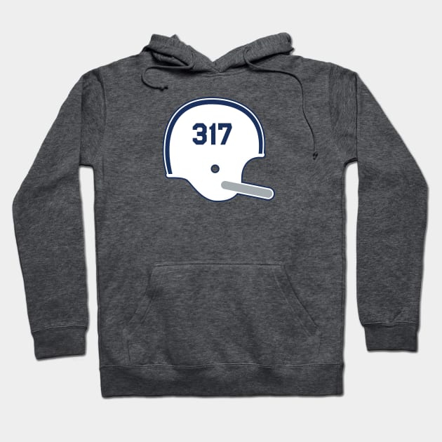 Indianapolis Colts 317 Helmet Hoodie by Rad Love